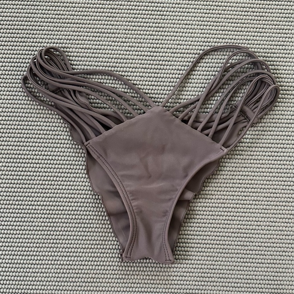 Luli Fama  “Strapy Rouched  Back”. Bikini bottom
